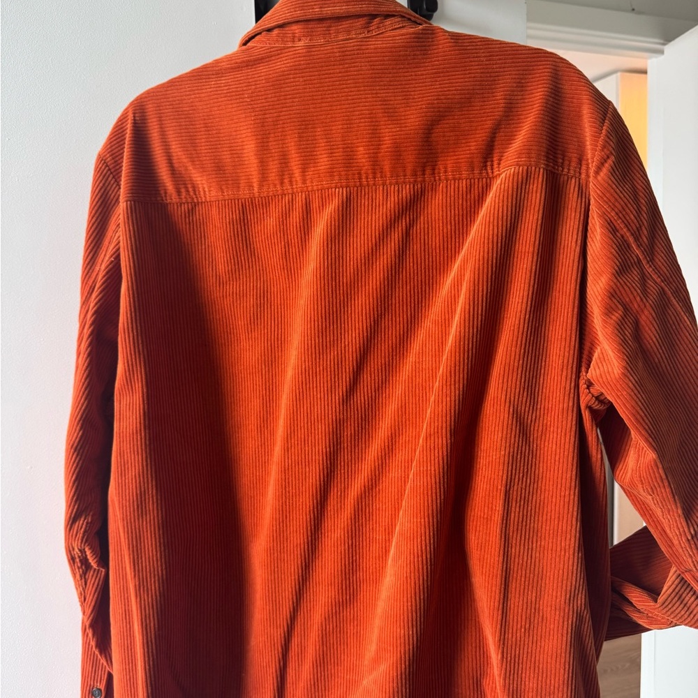 COS Orange Casual Button Down Shirt with Textured Fabric - Picture 6 of 6